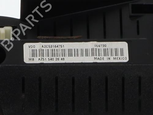 instrument-cluster-mercedes-benz-m-class-w164-2005-2006-2007-2008-2009-2010-2011-2012-37327928 main image