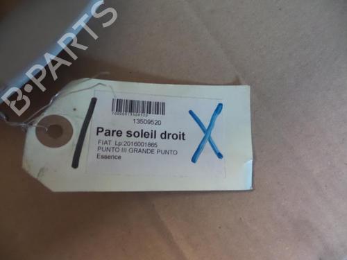 Right sun visor FIAT PUNTO (199_) 1.2 (199AXZ1A, 199BXZ1A) | BP37299751I2 - Image 2