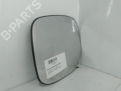Used Right mirror glass Right mirror glass CITROËN BERLINGO / BERLINGO FIRST Box Body/MPV (M_) 1.9 D (MBDJY) (70 hp) 40509502 40509502