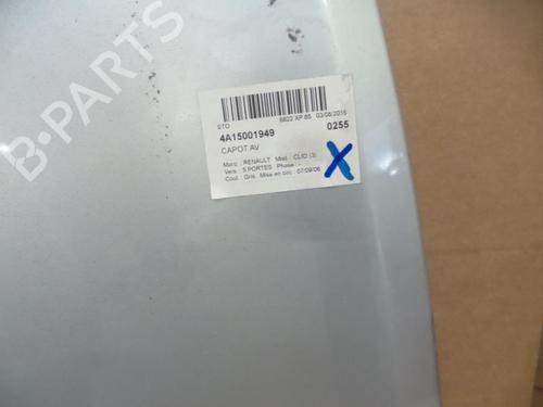 Used Hood Hood RENAULT CLIO III (BR0/1, CR0/1) [2005-2014] 37295802 37295802
