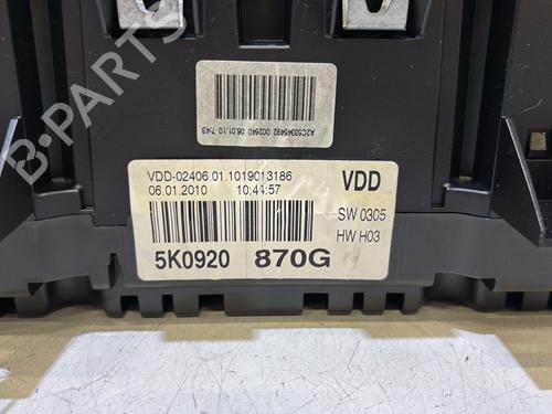 instrument-cluster-vw-golf-vi-5k1-2008-2009-2010-2011-2012-2013-2014-37326981 main image