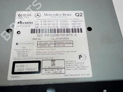 Radio MERCEDES-BENZ A-CLASS (W176) A 200 CDI (176.001) | BP37307030E6 - Image 2