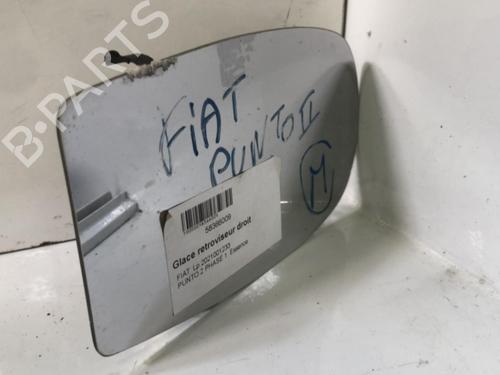 Used Right mirror glass Right mirror glass FIAT PUNTO (188_) 1.9 JTD 80 (188.237, .257, .337, .357) (80 hp) 40509328 40509328