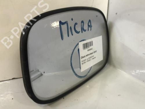 Used Right mirror glass Right mirror glass NISSAN MICRA I (K10) [1982-1992] 40509396 40509396