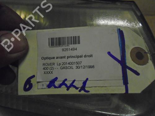 Right headlight ROVER 400 II (RT) | BP37298633C29 - Image 3
