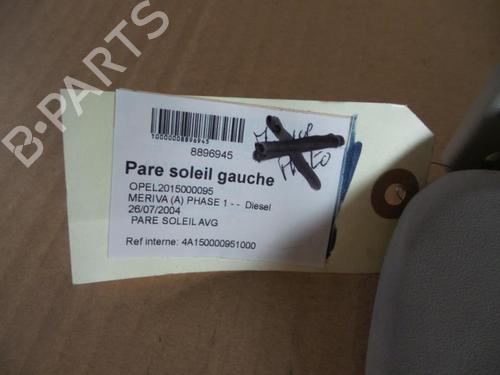 Left sun visor OPEL MERIVA A MPV (X03) 1.7 CDTI (E75) | BP37296895I1 - Image 3