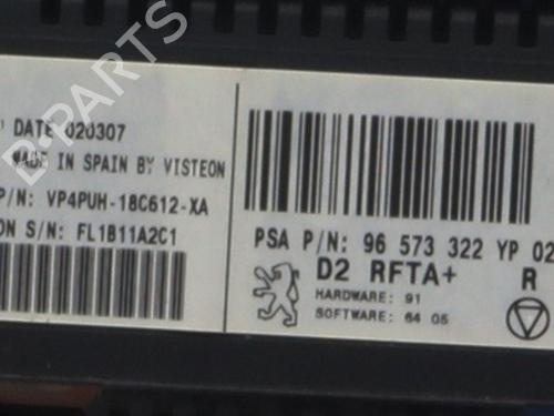 Climate control PEUGEOT 407 (6D_) 2.0 HDi 135 (6DRHRH, 6DRHRE, 6DRHRG, 6DRHRJ) | BP37340964I5 - Image 2