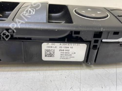 Left front window switch MERCEDES-BENZ C-CLASS (W204) | BP37322179I27 - Image 3
