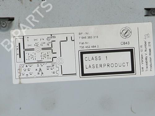 Radio FIAT 500 (312_) 1.2 (312AXA1A) | BP37328108E6 - Image 6