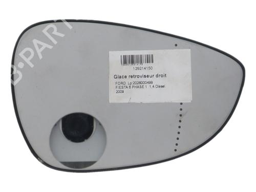 Used Right mirror glass Right mirror glass FORD FIESTA VI (CB1, CCN) 1.4 TDCi (68 hp) 40509135 40509135