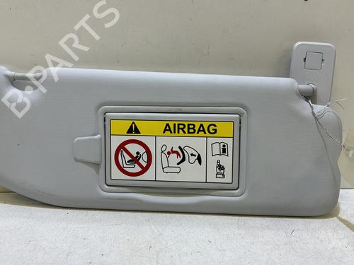 Right sun visor PEUGEOT 2008 I (CU_) 1.2 THP 110 / PureTech 110 | BP37325757I2 - Image 3