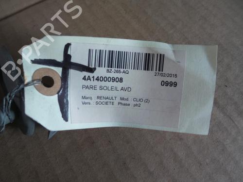 Right sun visor RENAULT CLIO II Hatchback Van (SB0/1/2_) | BP37296812I2 - Image 2