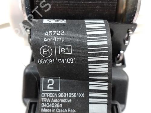 Rear left seatbelt CITROËN C3 II (SC_) 1.6 VTi 120 | BP37301165I29 - Image 3