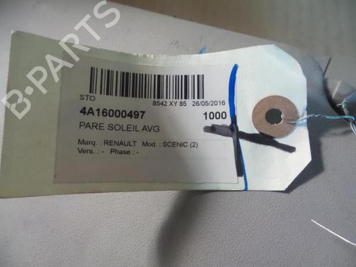 Left sun visor RENAULT SCÉNIC II (JM0/1_) | BP37296938I1 - Image 4