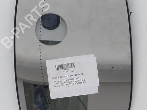 Used Left mirror glass Left mirror glass RENAULT TRAFIC III Bus (JG_) 2.0 dCi 150 (JGMU) (150 hp) 40508972 40508972