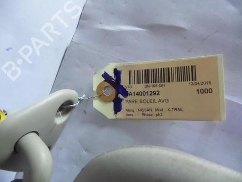 Used Left sun visor Left sun visor 37296893 37296893