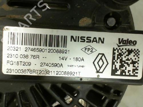 Alternator RENAULT CLIO V (B7_) 1.5 Blue dCi 115 (B7AD) | BP38662521M7 - Image 2