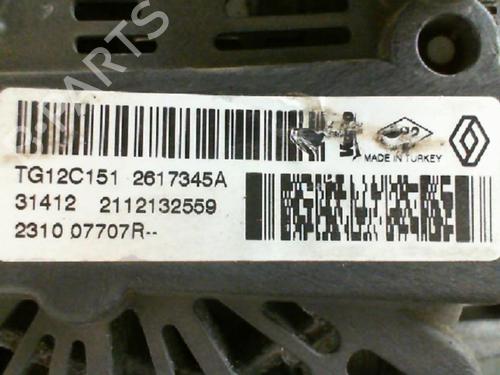 Alternator DACIA DUSTER (HS_) 1.5 dCi (HSMC) | BP38663087M7 - Image 4