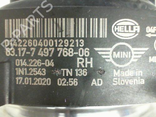 Right front fog light MINI MINI (F56) Cooper | BP38662735C31 - Image 8