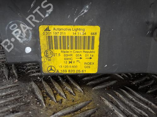 Left headlight MERCEDES-BENZ A-CLASS (W169) A 170 (169.032, 169.332) | BP38669258C28 - Image 6