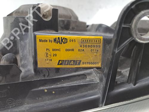 Used Left headlight Left headlight 38657753 38657753