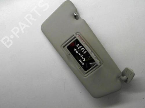 Right sun visor RENAULT TWINGO III (BCM_, BCA_) 0.9 TCe 90 (BCM9, BCM2) | BP38655310I2 - Image 2