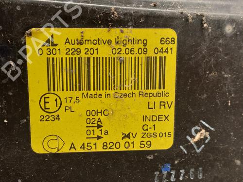 Left headlight SMART FORTWO Coupe (451) 1.0 (451.331, 451.380) | BP38672400C28 - Image 2