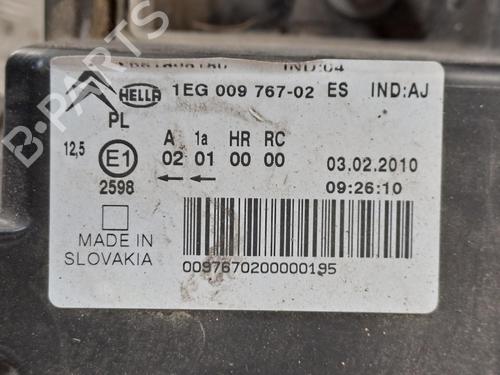 Right headlight CITROËN C3 Picasso (SH_) 1.6 HDi | BP38673116C29 - Image 2