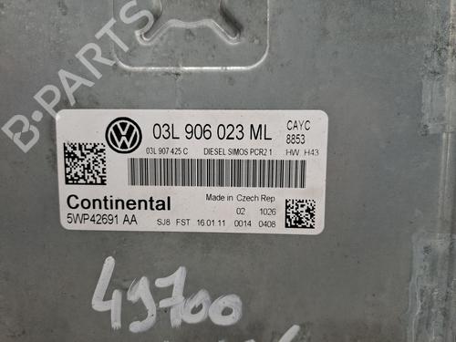 Engine control unit (ECU) VW GOLF VI (5K1) 1.6 TDI | BP38671477M57 - Image 2