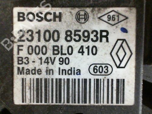 Alternator DACIA SANDERO II TCe 90 (B8M1, B8MA, B8AC) | BP38662119M7 - Image 8