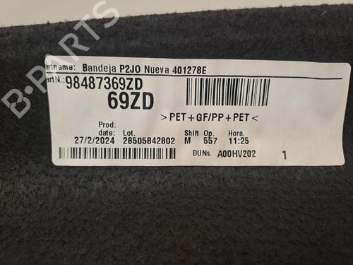 Rear parcel shelf OPEL CORSA F (P2JO) 1.2 (68) | BP39022559C85 - Image 2
