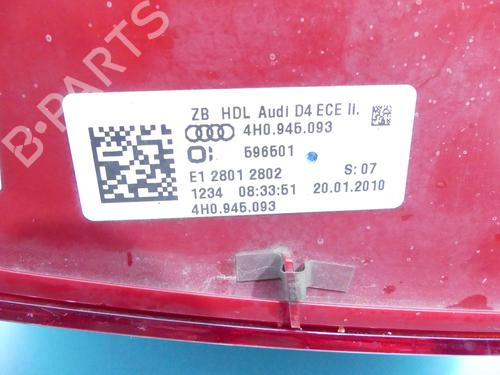 Left tailgate light AUDI A8 D4 (4H2, 4H8, 4HC, 4HL) | BP37877439C79 - Image 4