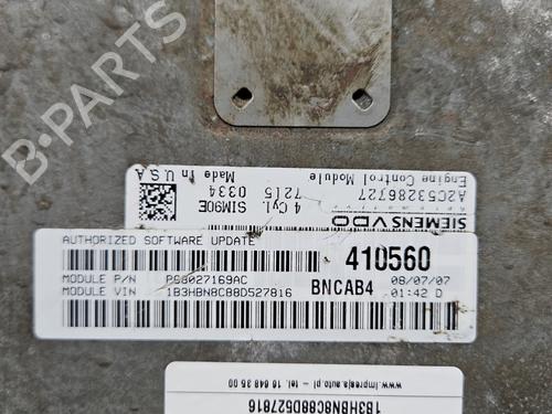 Engine control unit (ECU) DODGE CALIBER 1.8 | BP37818380M57 - Image 5