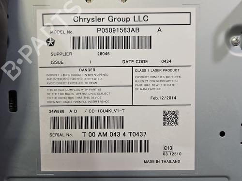 Electronic module JEEP CHEROKEE (KL) 2.0 CRD 4x4 | BP37833727M83  - Image 9