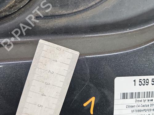 Dør venstre bagtil CITROËN C4 CACTUS 1.6 HDi 90 | BP37824045C4 - Image 3