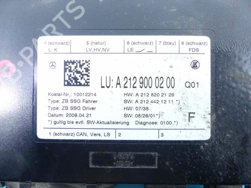 Electronic module MERCEDES-BENZ C-CLASS (W204) C 320 CDI 4-matic (204.089) | BP37878362M83 - Image 3