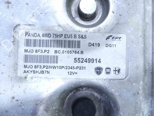 Engine control unit (ECU) FIAT PANDA (312_, 319_) 1.3 D Multijet 4x4 (312PXL1A) | BP37890199M57 - Image 2