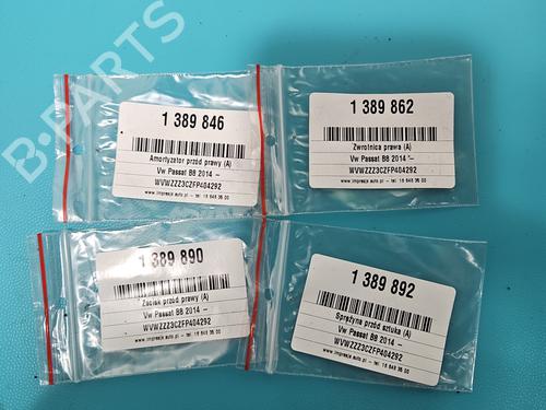 Shock absorber spring VW CC B7 (358) 2.0 TDI | BP37812221C152 - Image 3