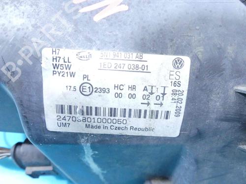 Left headlight VW TIGUAN (5N_) 2.0 TDI | BP37807306C28 - Image 7