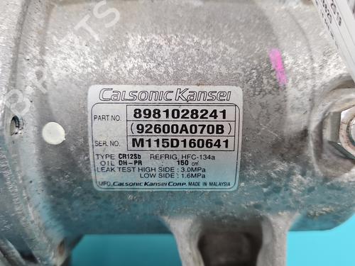 AC compressor ISUZU D-MAX II (TFR, TFS) 2.5 CRDi 4x4 (TFS86J) | BP38116751M34  - Image 8