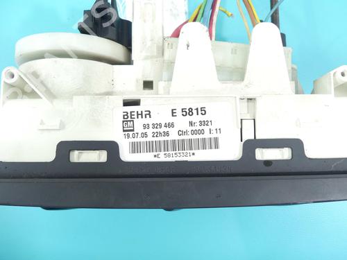Climate control OPEL MERIVA A MPV (X03) | BP37802525I5 - Image 5