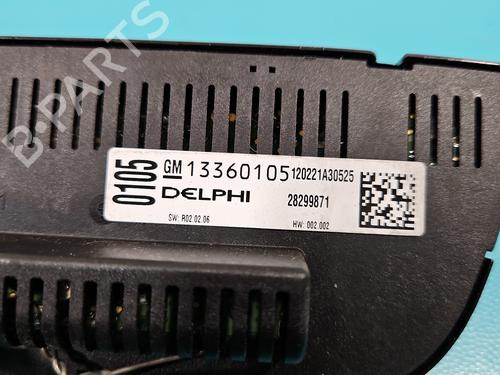 Climate control OPEL ASTRA J (P10) 1.4 (68) | BP38117717I5  - Image 5