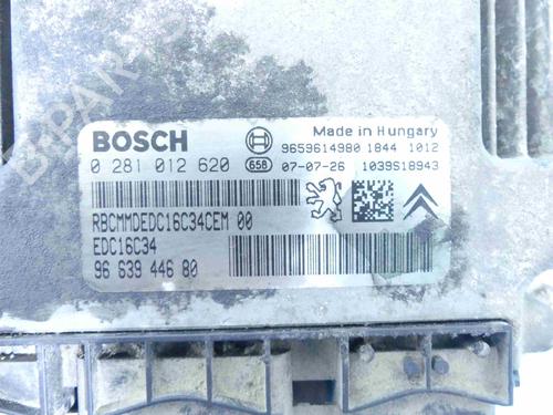 Engine control unit (ECU) PEUGEOT PARTNER Box Body/MPV (5_, G_) 1.6 HDi 75 | BP37807651M57 - Image 2