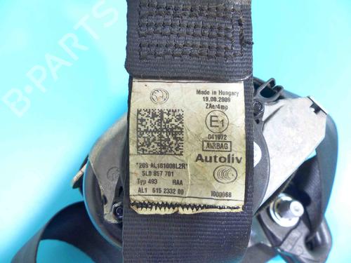 Front right seatbelt SKODA YETI (5L) 1.8 TSI 4x4 | BP37883652I25 - Image 6