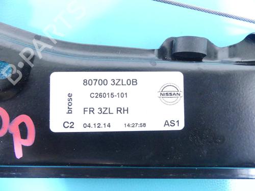 Front right window mechanism NISSAN PULSAR Hatchback (C13) 1.5 dCi | BP37880763C23 - Image 2