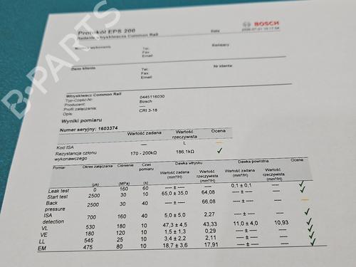 Injector VW PASSAT CC B6 (357) 2.0 TDI | BP38000278M100 - Image 3