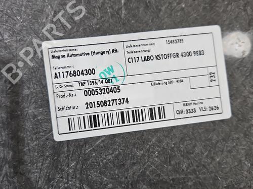 Boot lining MERCEDES-BENZ CLA Coupe (C117) CLA 180 CDI / d (117.312) | BP37855508I3 - Image 3
