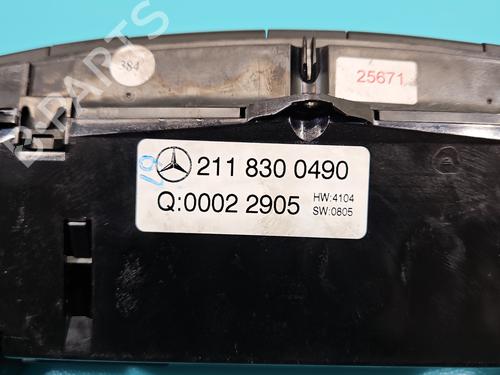 Climate control MERCEDES-BENZ E-CLASS (W211) E 280 CDI (211.020) | BP38129935I5 - Image 12