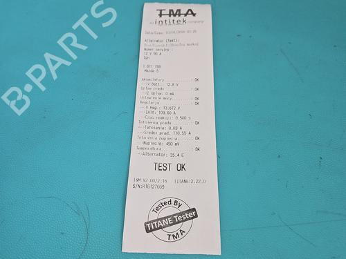 Alternator MAZDA 5 (CR) 2.0 (CREW, CR19) | BP37859848M7 - Image 7