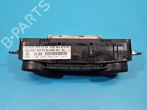 Climate control MERCEDES-BENZ M-CLASS (W164) ML 320 CDI 4-matic (164.122) | BP37823289I5 - Image 6